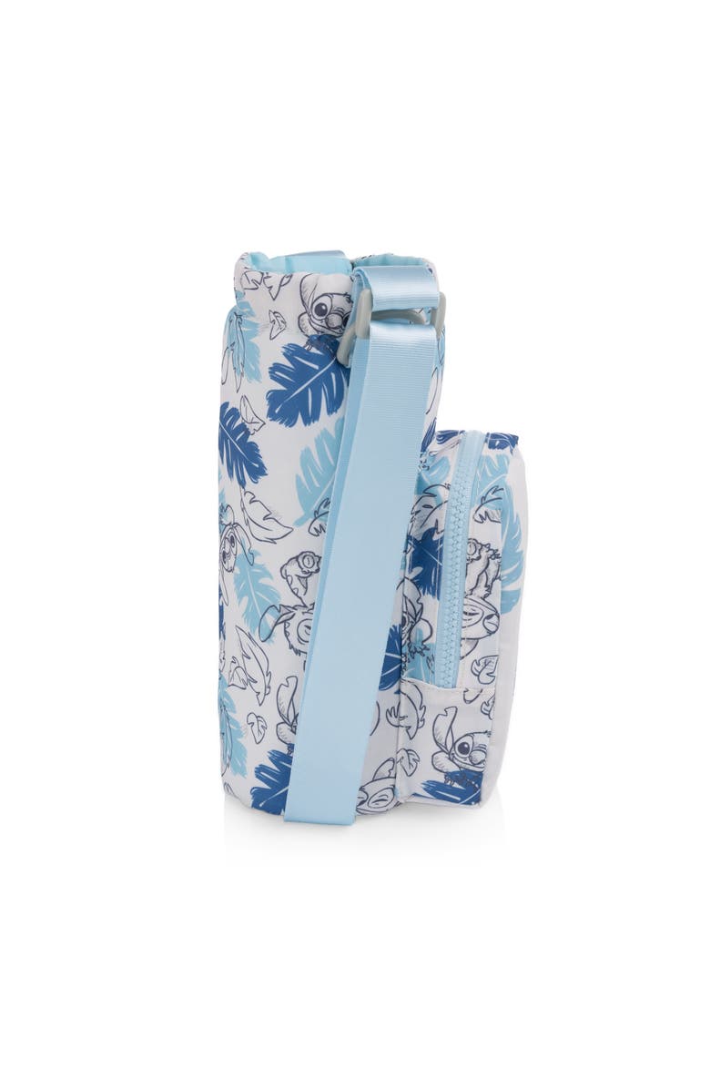 Oniva Lilo & Stitch - Stitch Leaf Eclipse Tumbler Tote, Alternate, color, White With Blue Leaf Design