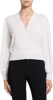 Theory Blouson Cashmere Cardigan