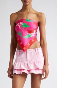 Marshall Columbia x Disney 'The Little Mermaid' Ariel Print Silk Square Scarf (Nordstrom Exclusive)