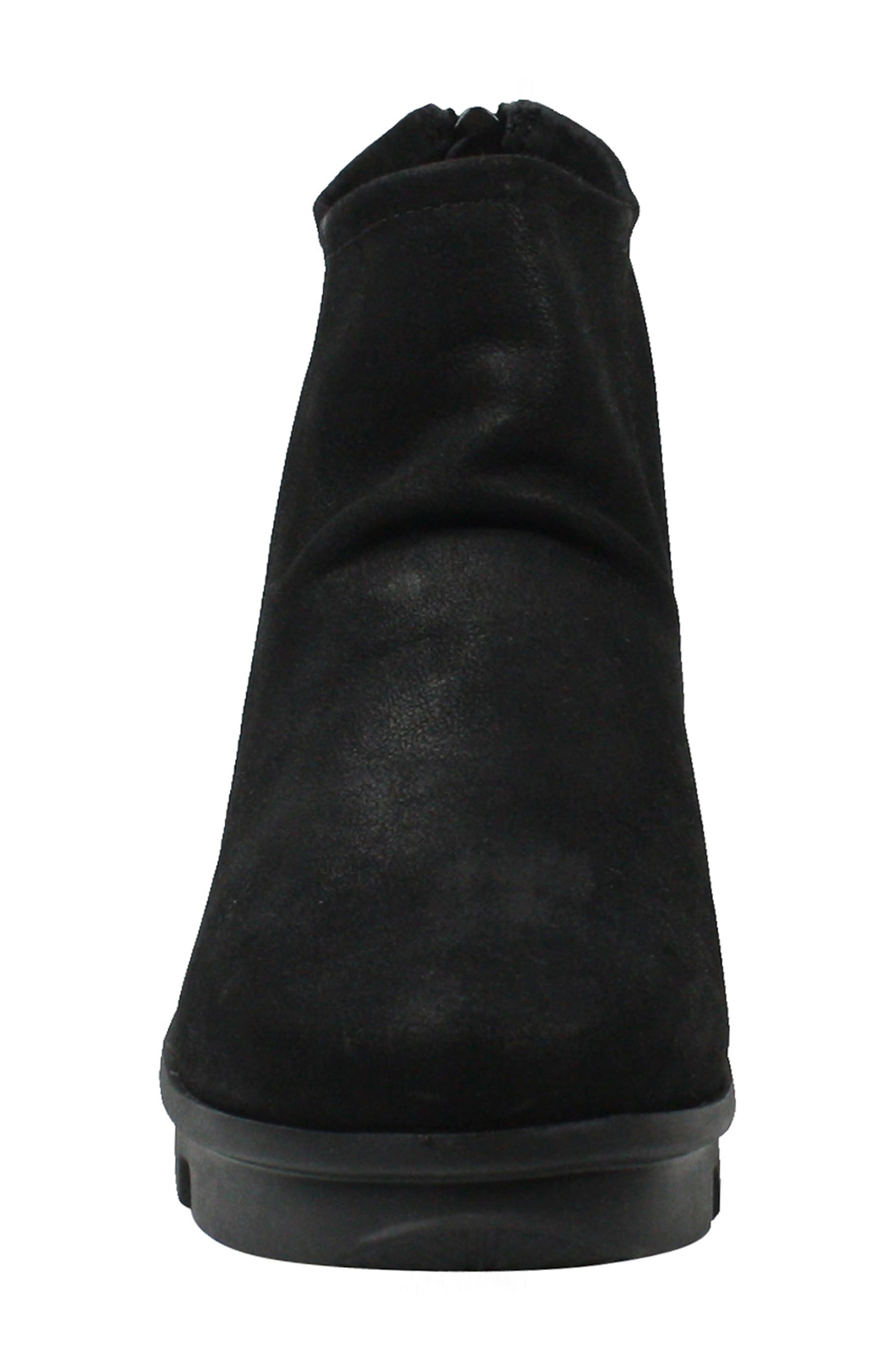 L'Amour des Pieds Hadirat Boot, Alternate, color, Black Weathered Leather