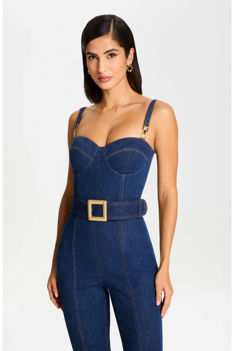 Harley Denim Jumpsuit, Alternate, color, BLUE