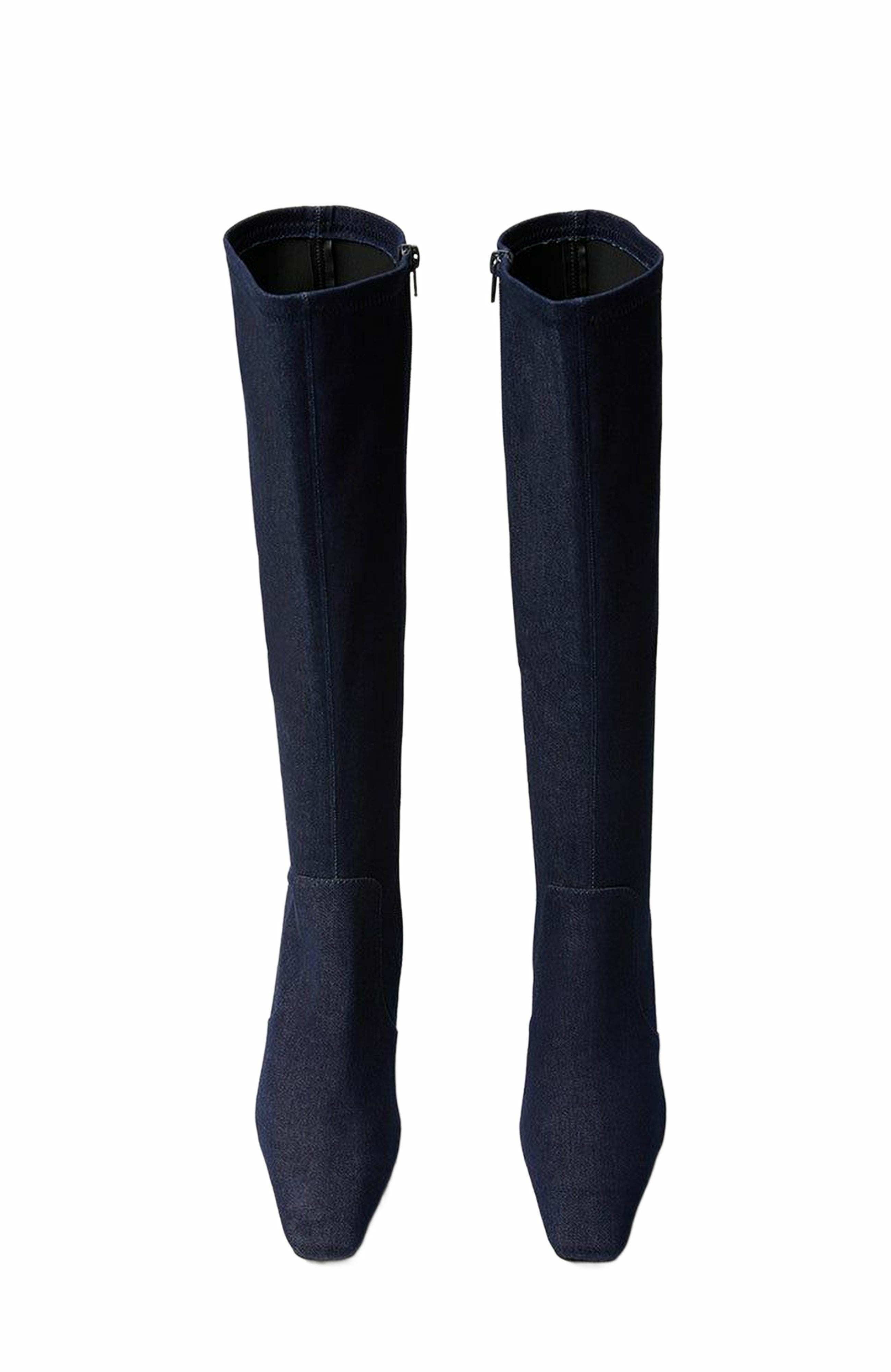 WeWoreWhat Knee High Glove Boot, Alternate, color, Raw