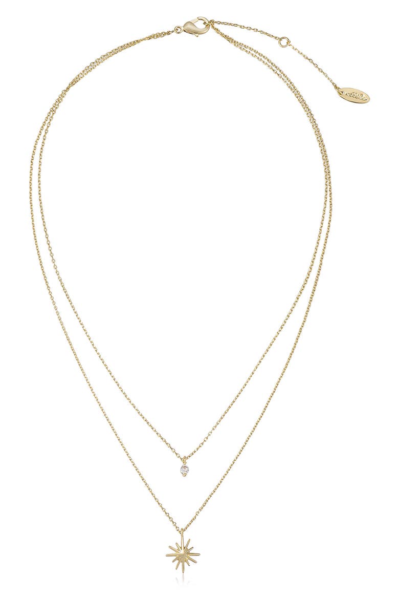 Celestial Layered Necklace, Main, color, GOLD