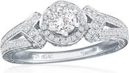 SOUZANA by Suzy Levian 14K White Gold 0.39ct White Diamond & 0.46cttw Diamond Ring