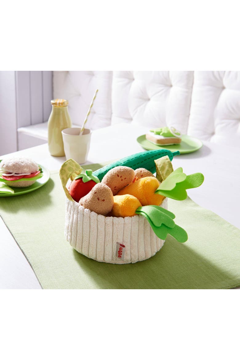 Vegetable Basket Soft Play Food, Alternate, color, Multi