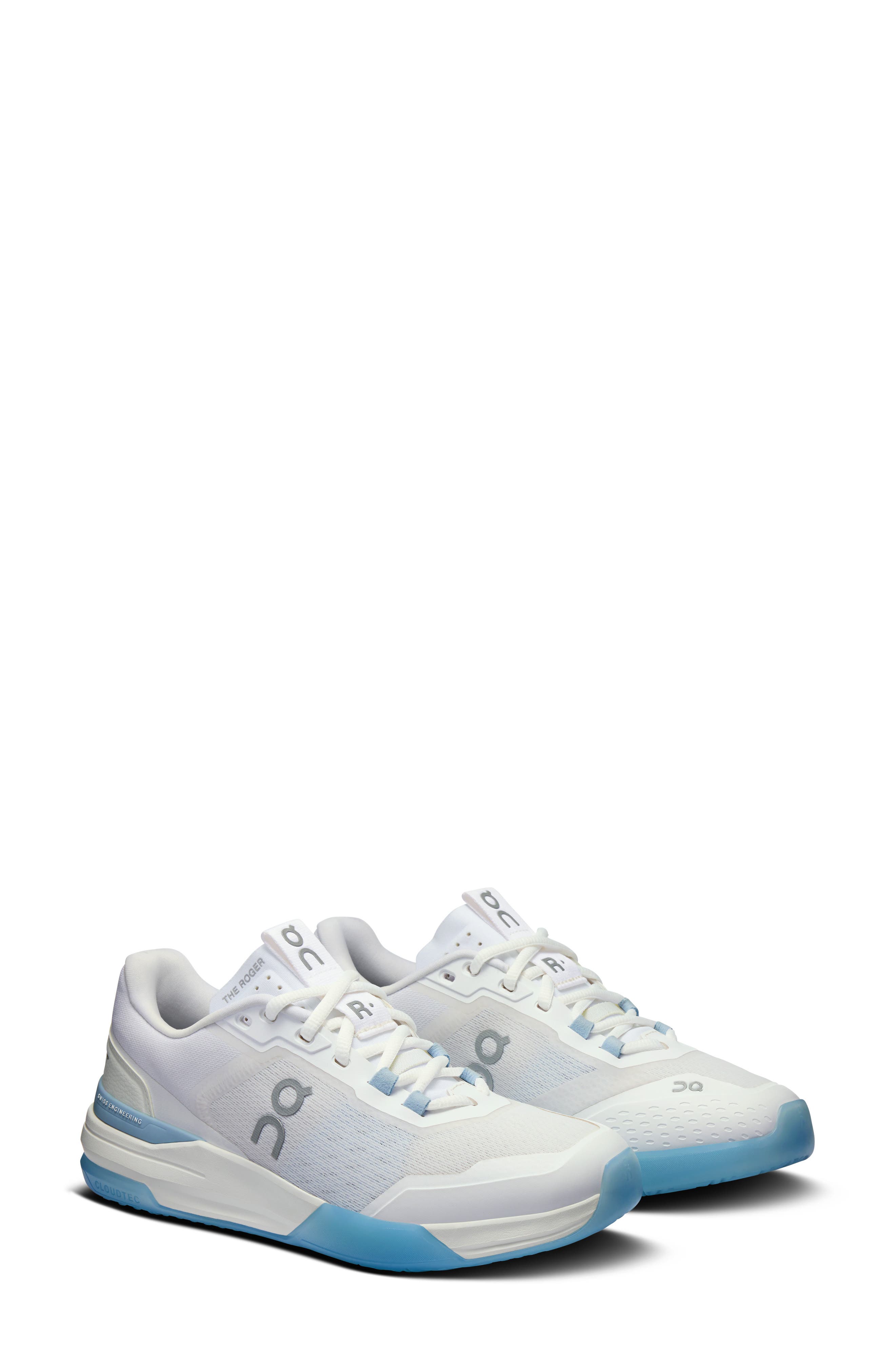 On THE ROGER Adv Pro Tennis Shoe, Main, color, White/ Chambray