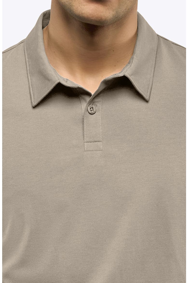 Trim Fit Cotton Blend Polo, Alternate, color, PURE CASHMERE