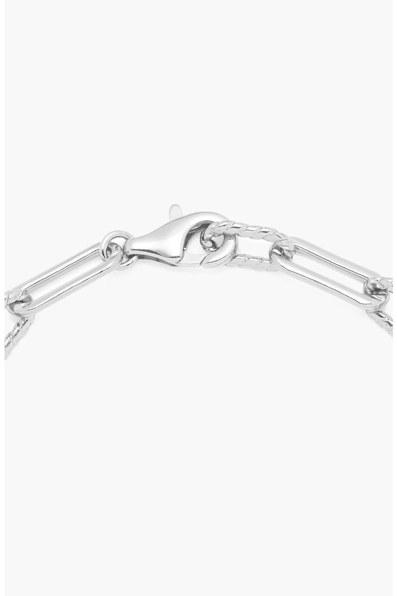 Oto Rope Slim Chain Bracelet in Silver, Alternate, color, Silver