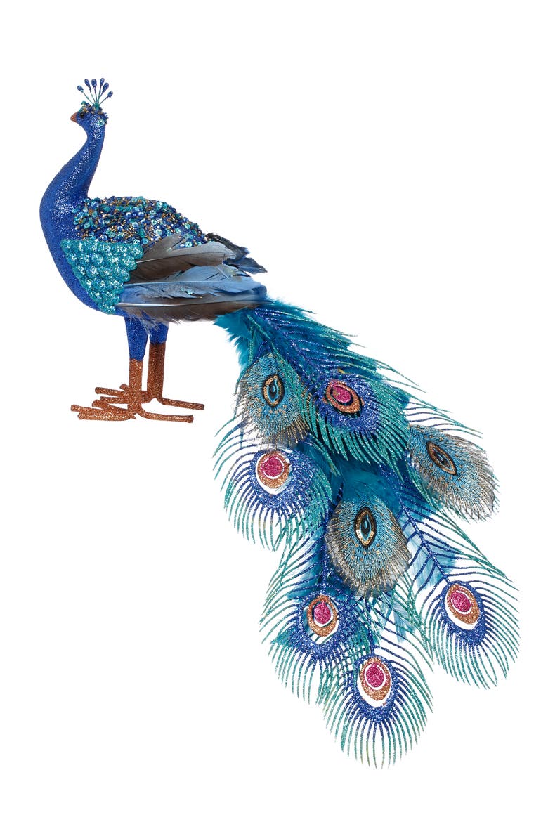 Jeweled Peacock, Set of 2, Main, color, Royal Blue