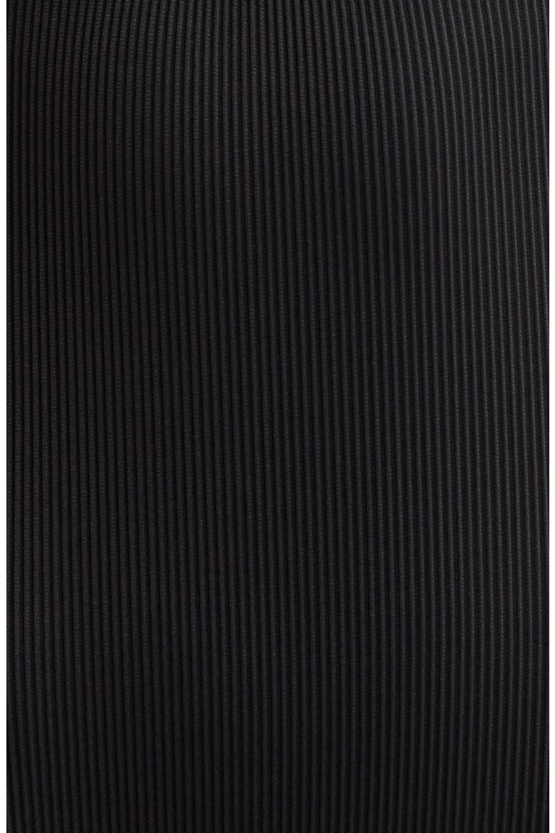 Rib O-Ring One-Piece Swimsuit, Alternate, color, BLACK