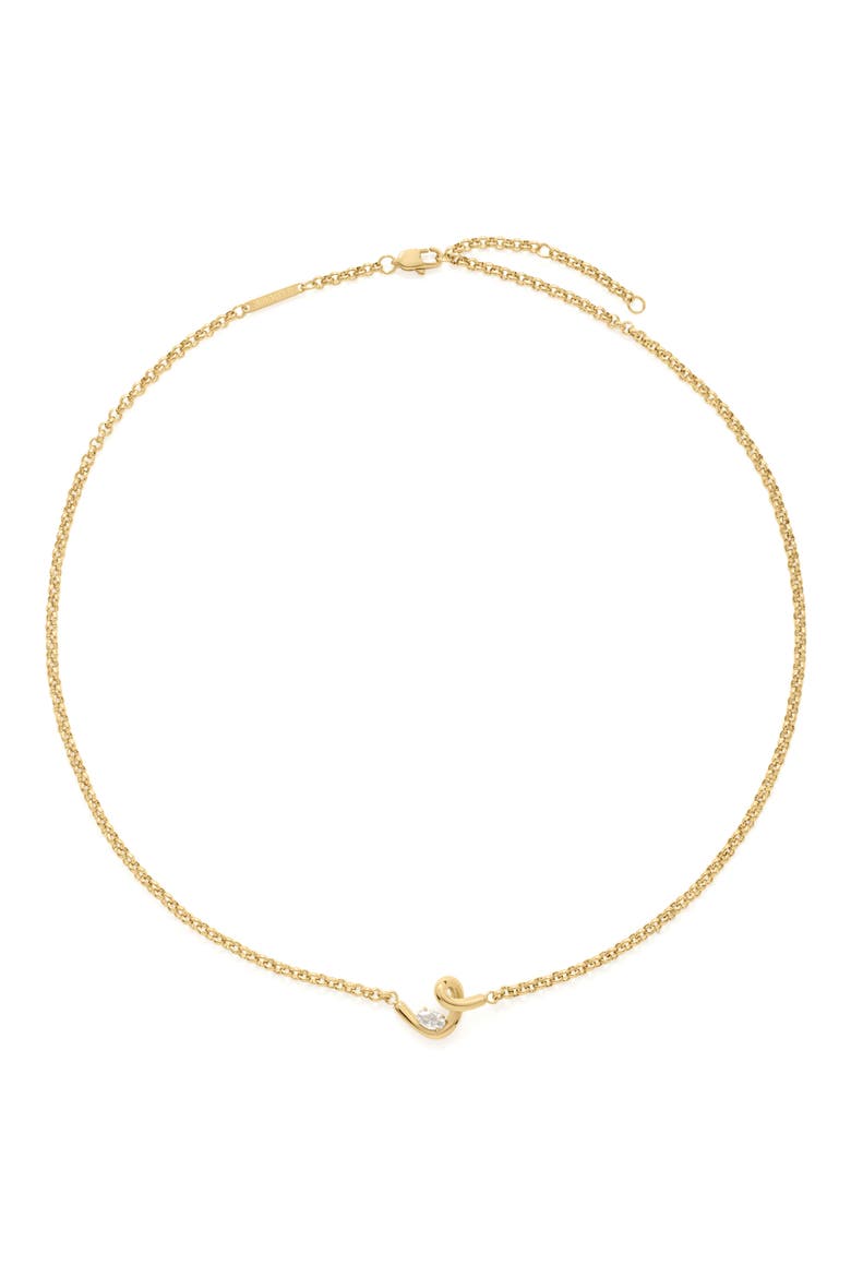 Knots Chain Necklace, Main, color, GOLD