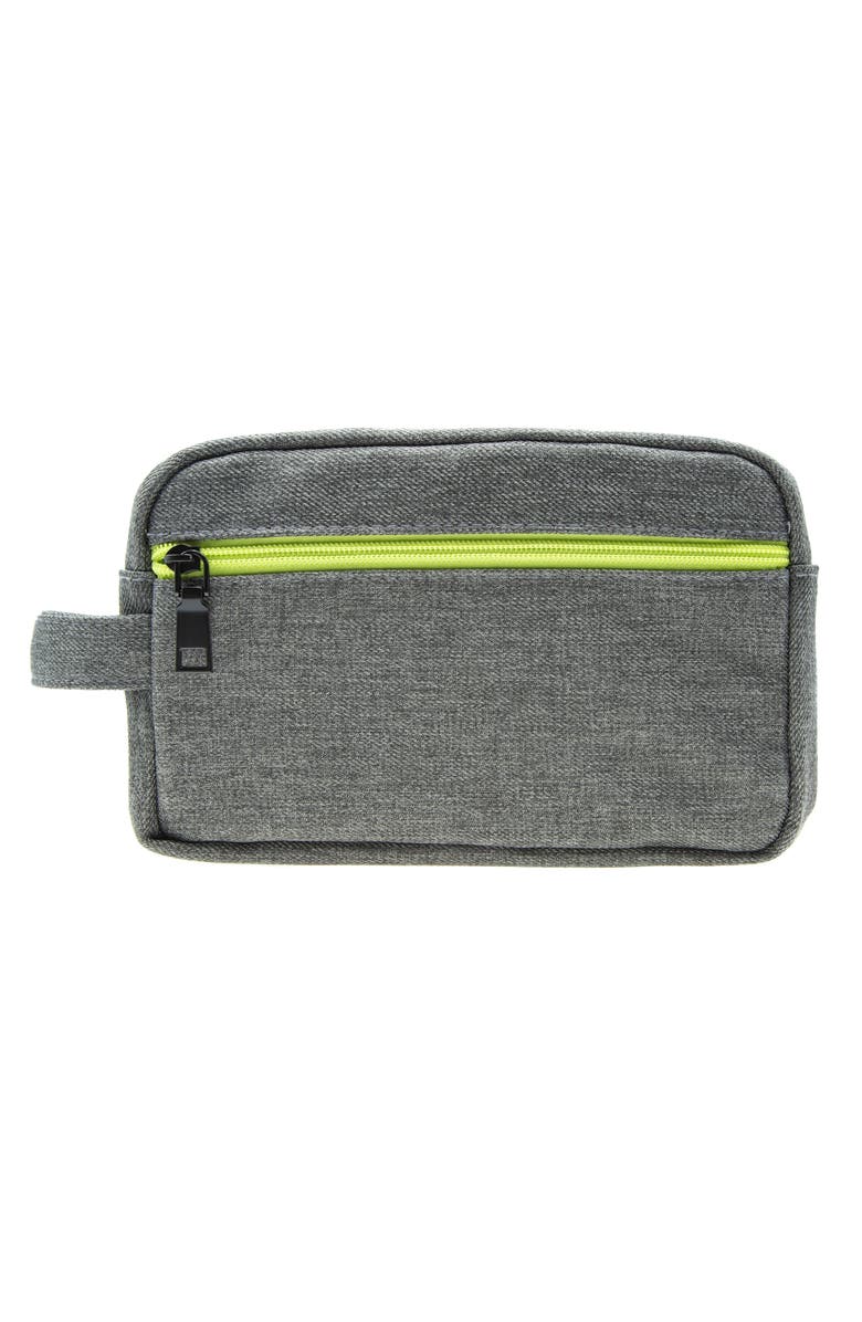 Youzey The Hudson Toiletry Bag, Main, color, Grey
