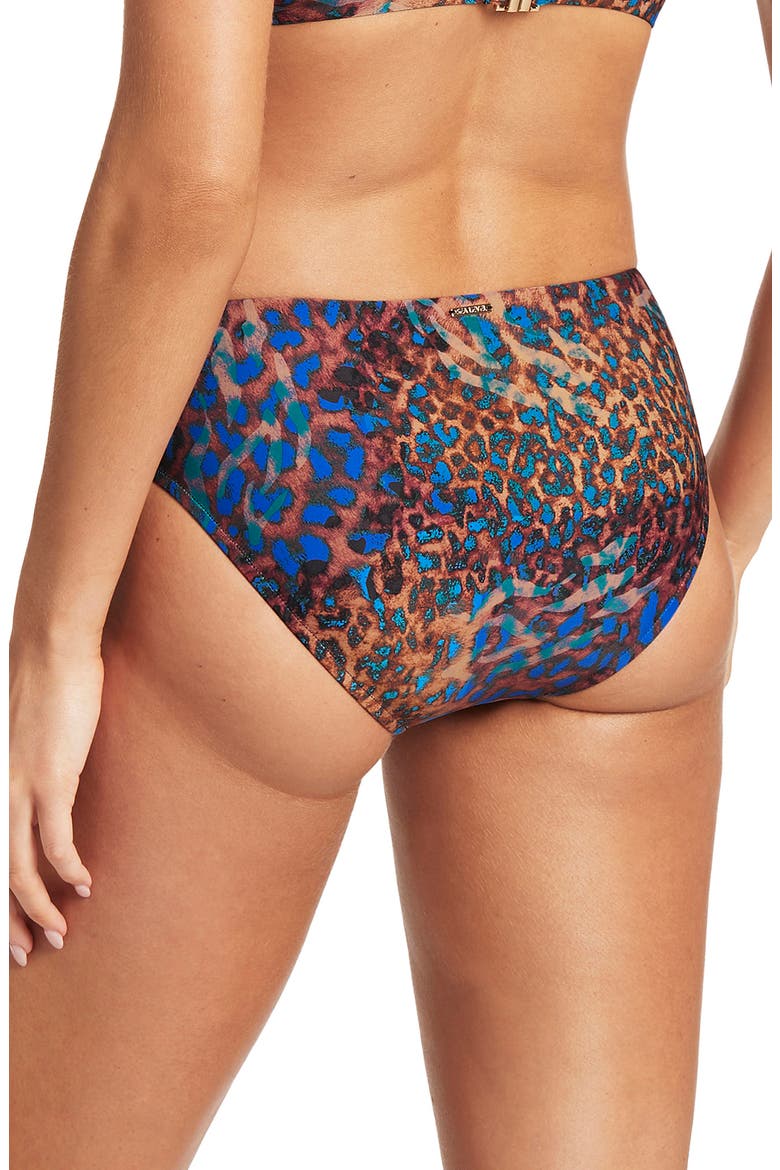 Mid Bikini Bottoms, Alternate, color, BLUE