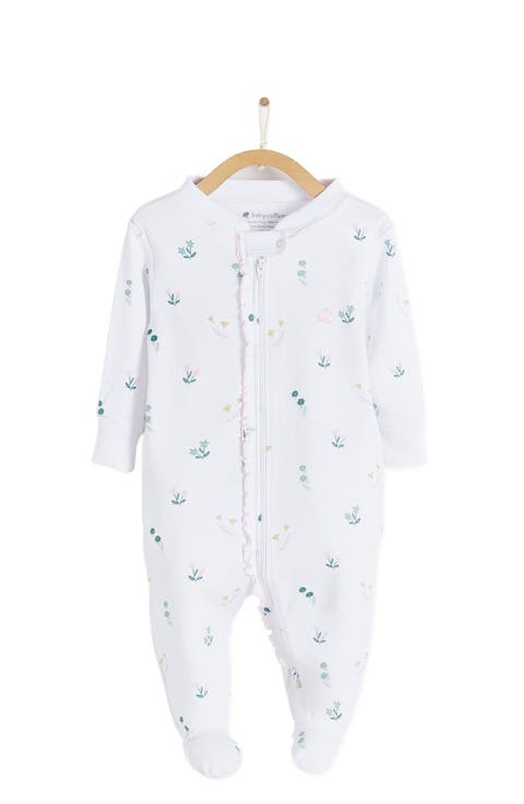 Premium Peruvian Pima Cotton Mila Zip Footed Pajama for Infant