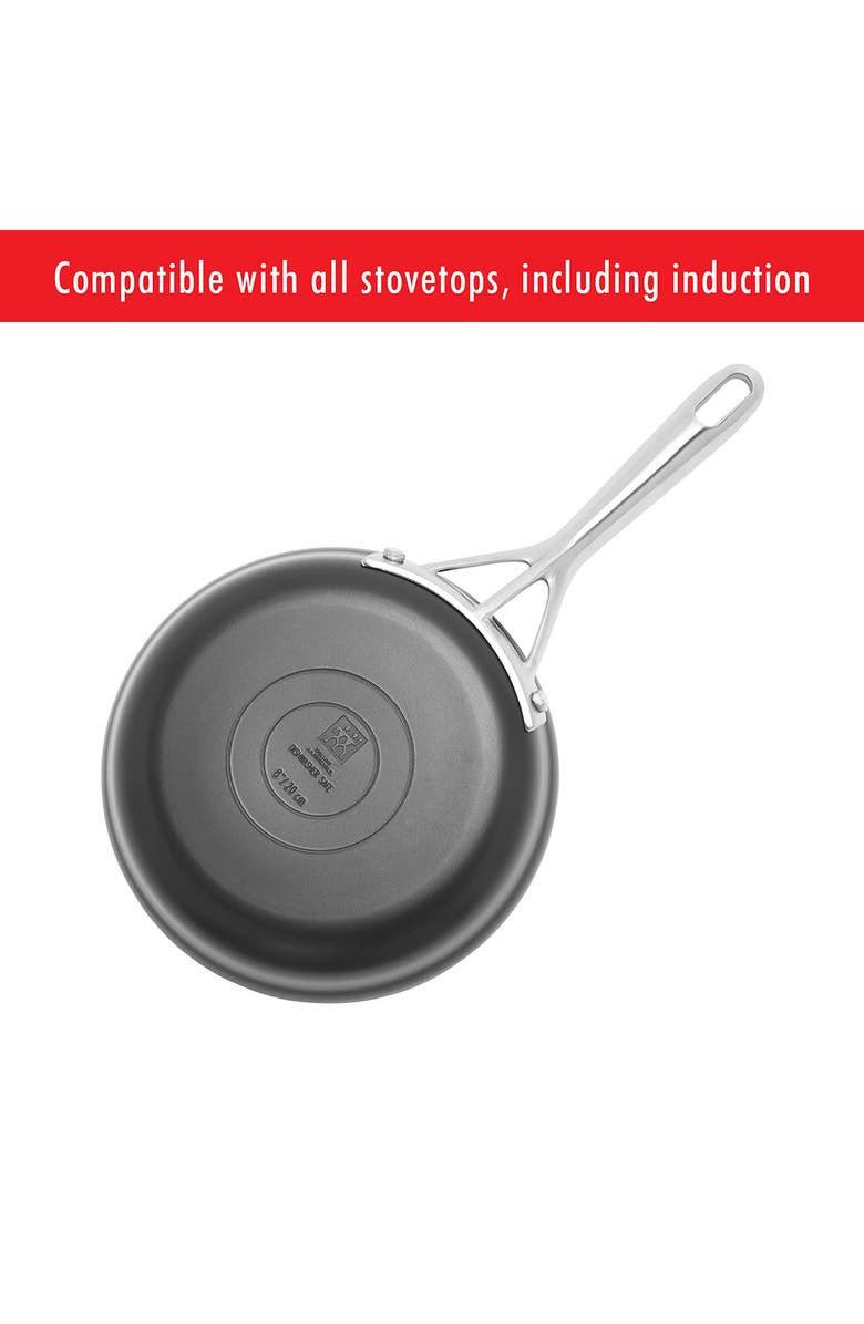 ZWILLING Motion Hard Anodized Aluminum Nonstick Fry Pan 3-Piece Set, Alternate, color, Aluminum