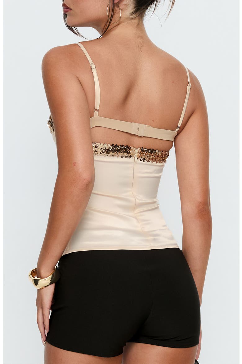 Myrah Layered Sequin Top, Alternate, color, CREAM