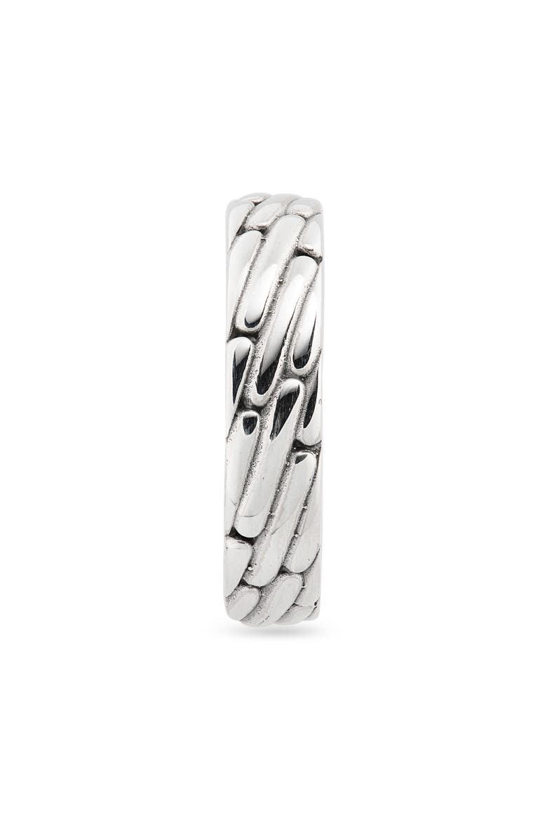 Men's Braid Motif Sterling Silver Ring, Alternate, color, STERLING SILVER