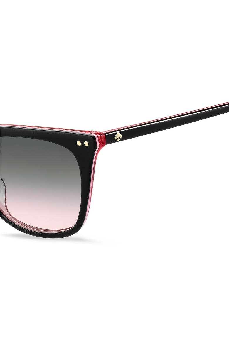 Kate Spade New York giana 54mm gradient cat eye sunglasses, Alternate, color, 