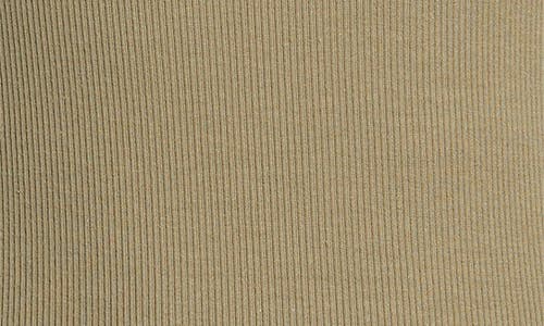 Nordstrom Everyday Cotton Rib Tank In Olive Covert