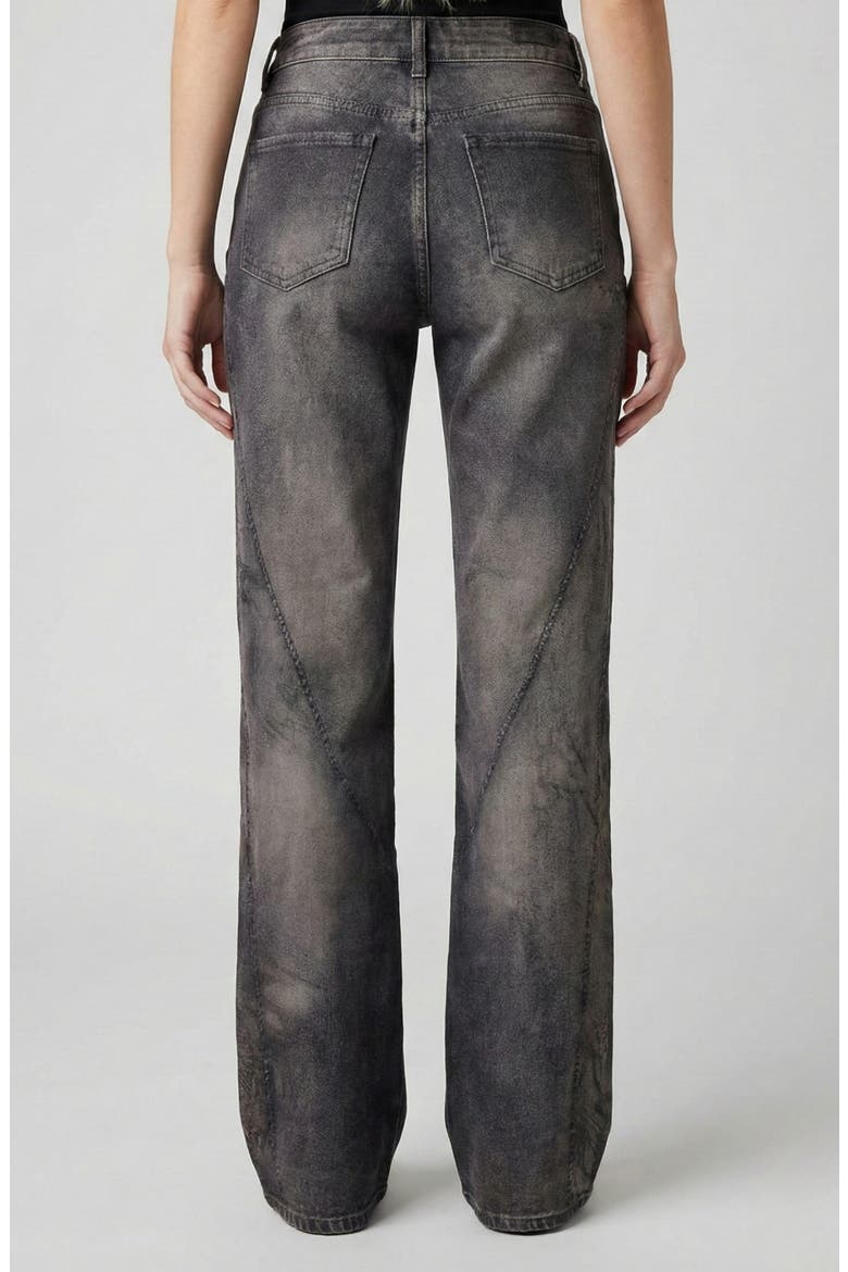 Cheetah Mini Bootcut Jeans, Alternate, color, SMOKY BLACK