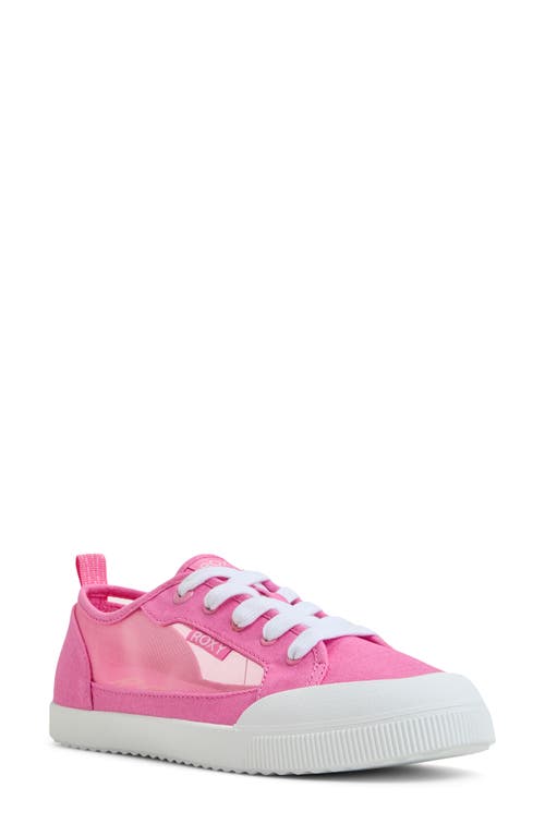 Roxy Shorebreak Sneaker In Medium Pink