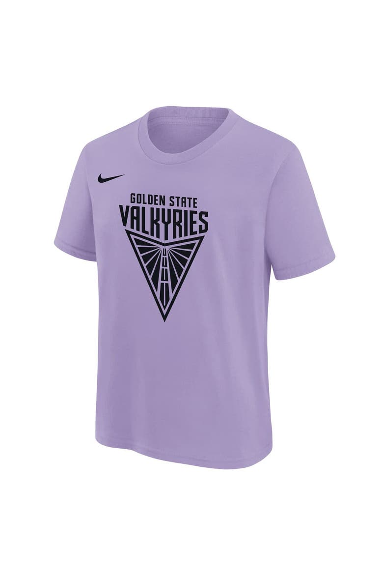 Youth Nike  Violet Golden State Valkyries Essential Logo T-Shirt, Alternate, color, Violet