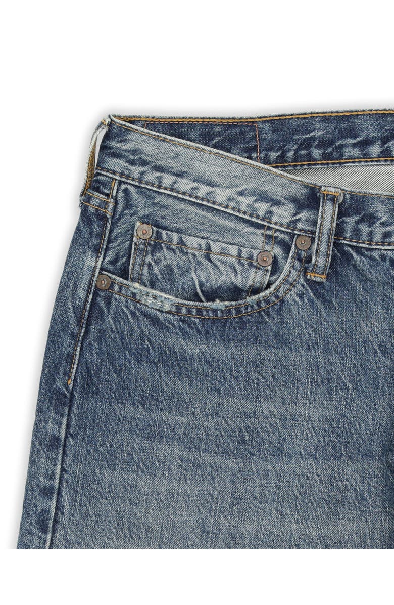 Fortela 992 Johnny 5-Pocket High-Waisted Custom Wash Denim, Alternate, color, D475