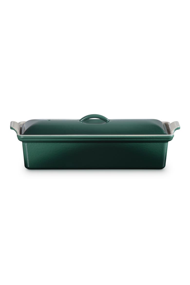 1.5-Quart Enameled Cast Iron Pate Terrine, Main, color, ARTICHAUT