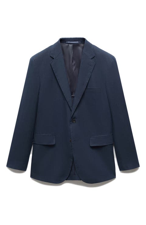Slim Fit Linen Sport Coat
