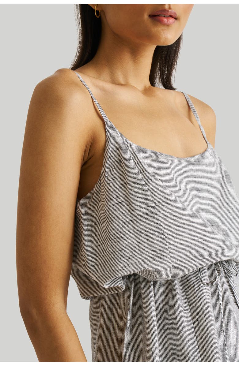 Reistor Strappy Maxi Dress, Alternate, color, Pin-Striped
