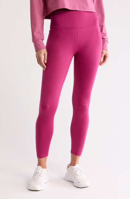 Z By Zella Fleece Lined High Waist Leggings In Purple Boysen