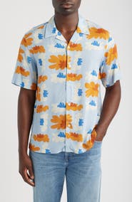 Wax London Didicot Floral Camp Shirt