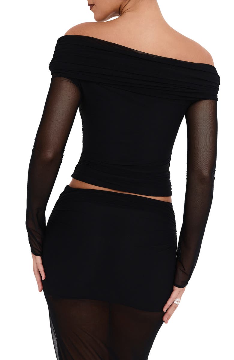Mistress Rocks Off the Shoulder Long Sleeve Top, Alternate, color, 