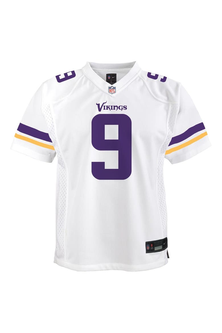 Youth Nike J.J. McCarthy White Minnesota Vikings Game Jersey, Alternate, color, White