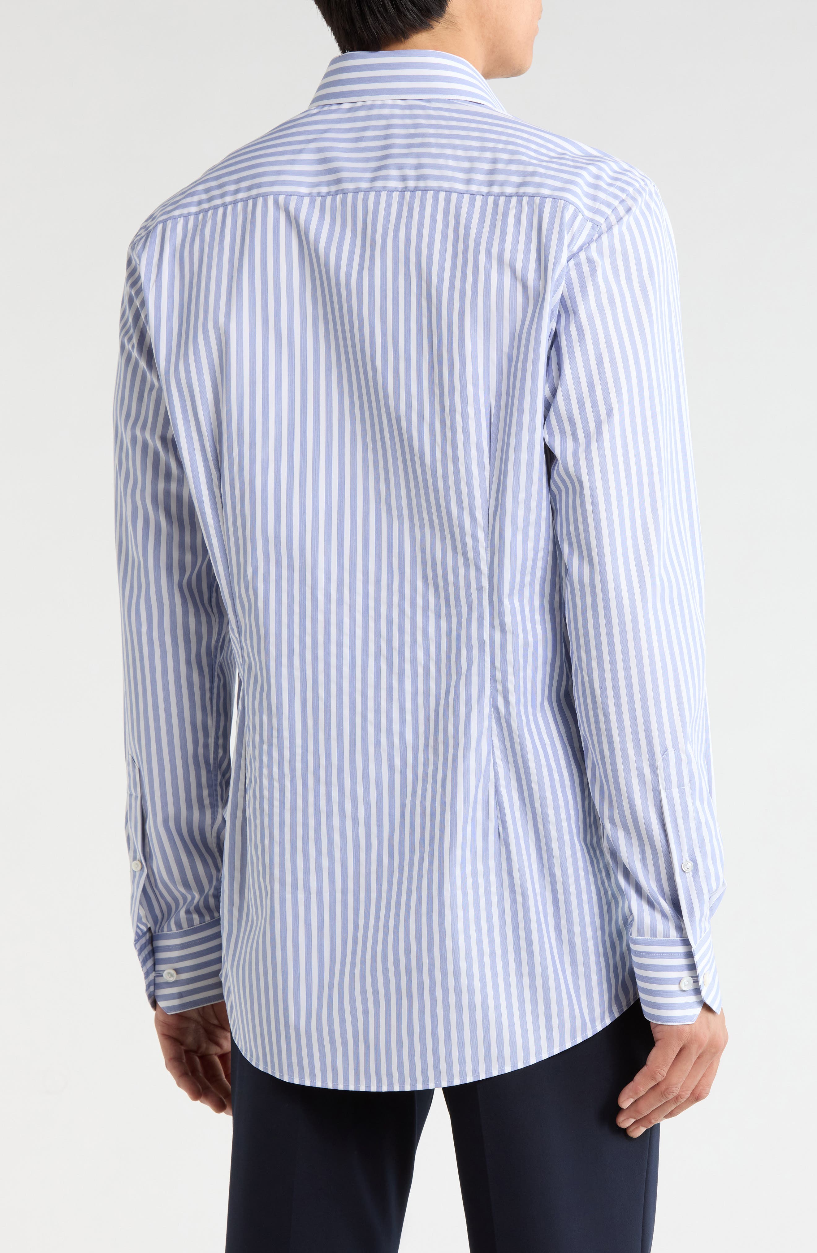 Eton Contemporary Fit Twill Dress Shirt