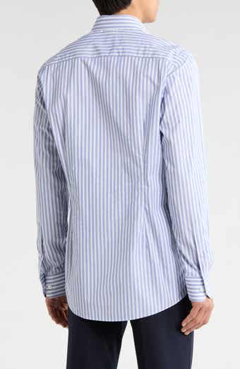 Eton Contemporary Fit Twill Dress Shirt
