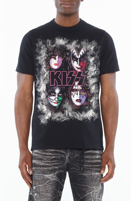 Cult Of Individuality Cotton Graphic T-shirt In Black