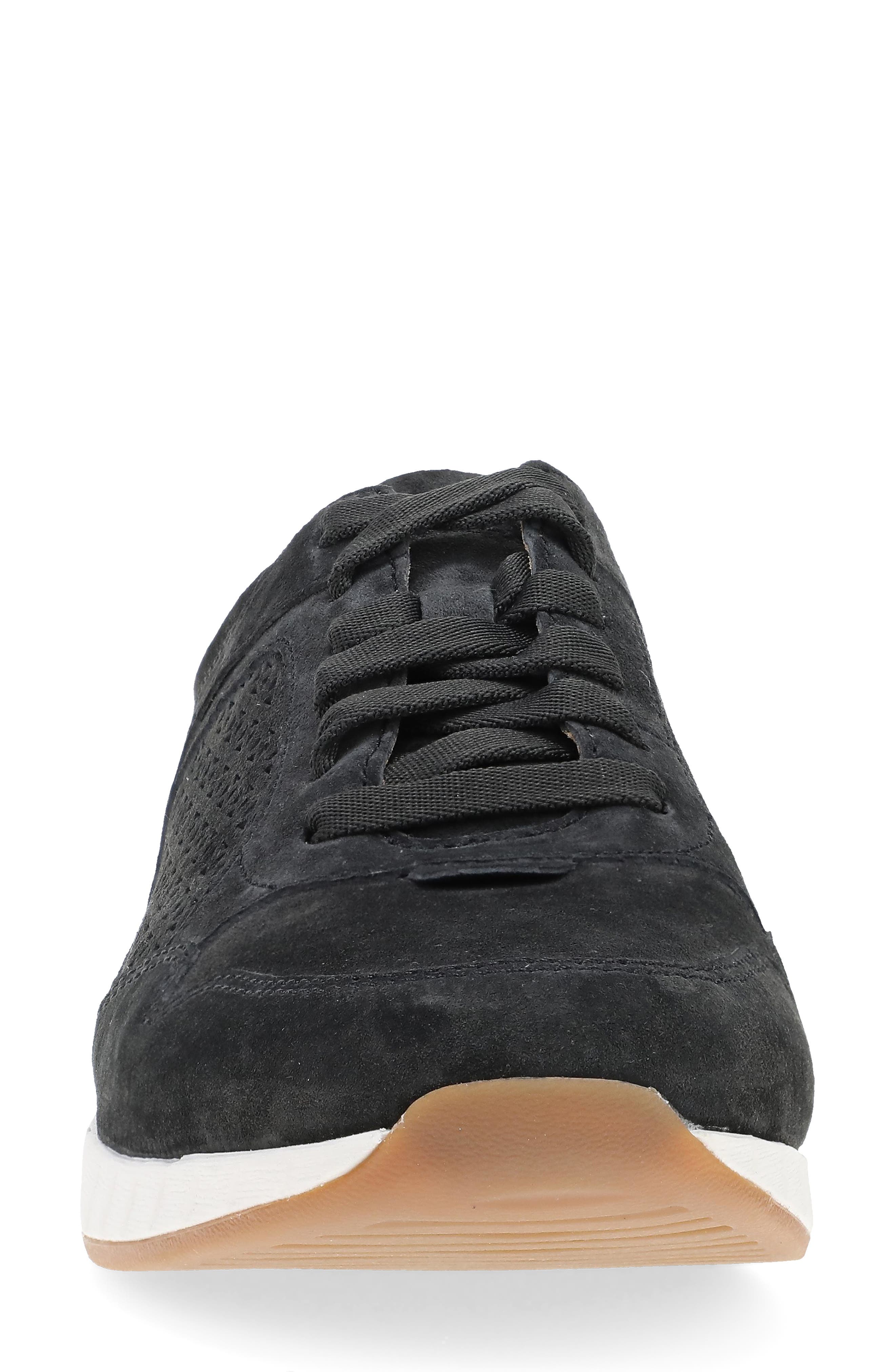 Dansko Catie Sneaker, Alternate, color, Black Suede
