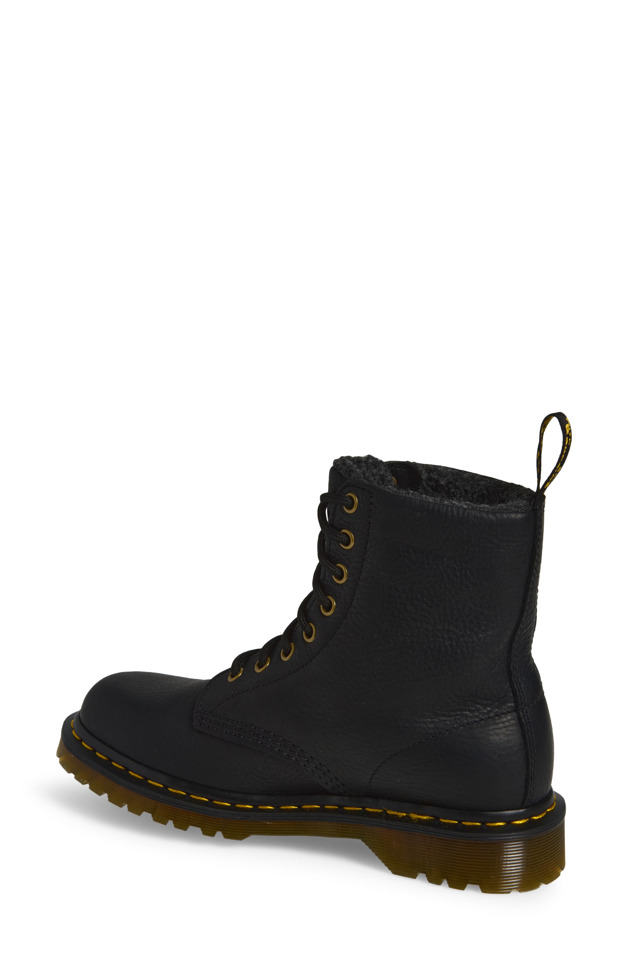 1460 Pascal Grizzly Boot, Alternate, color, BLACK