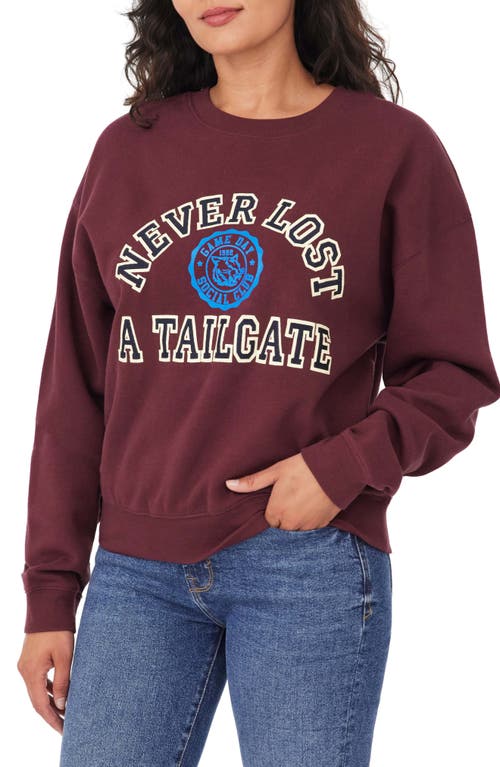 Kensie Easy Graphic Sweatshirt In Brown