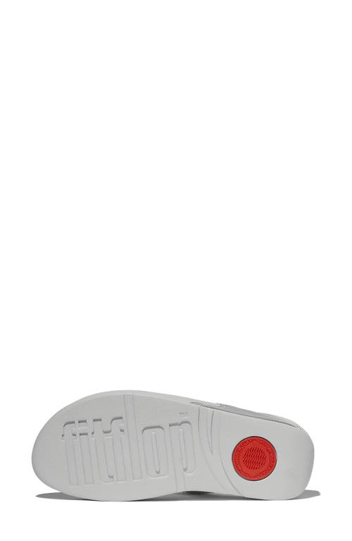 Fitflop Womens Lulu Crystal-mix Toe-post Sandals In Silver
