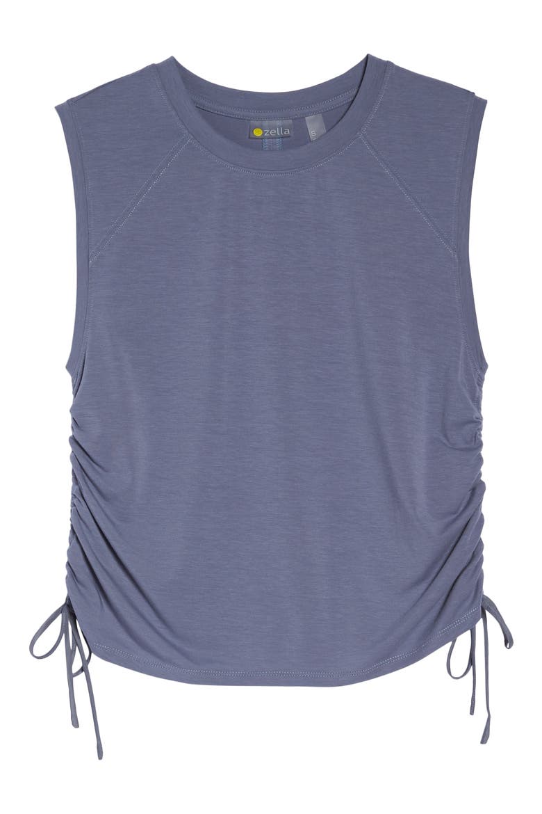 Tied Up Tank, Alternate, color, GREY GRANITE