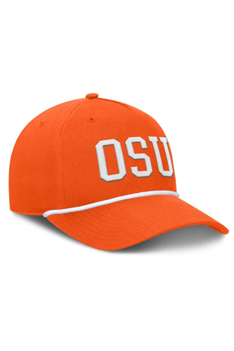 Men's Fanatics Orange Oklahoma State Cowboys Foul Ball Rope Adjustable Hat, Alternate, color, Orange