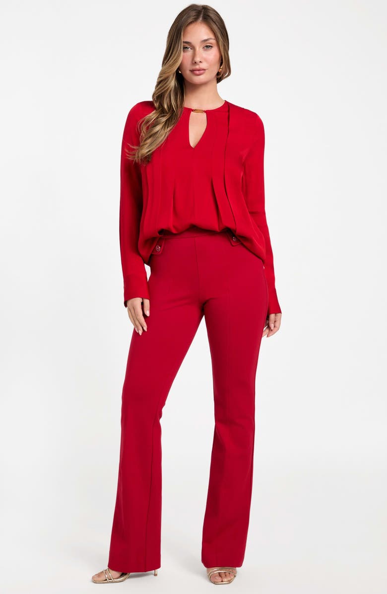 Marciano Gwen Cigarette Pants, Alternate, color, Samba Red Vibes