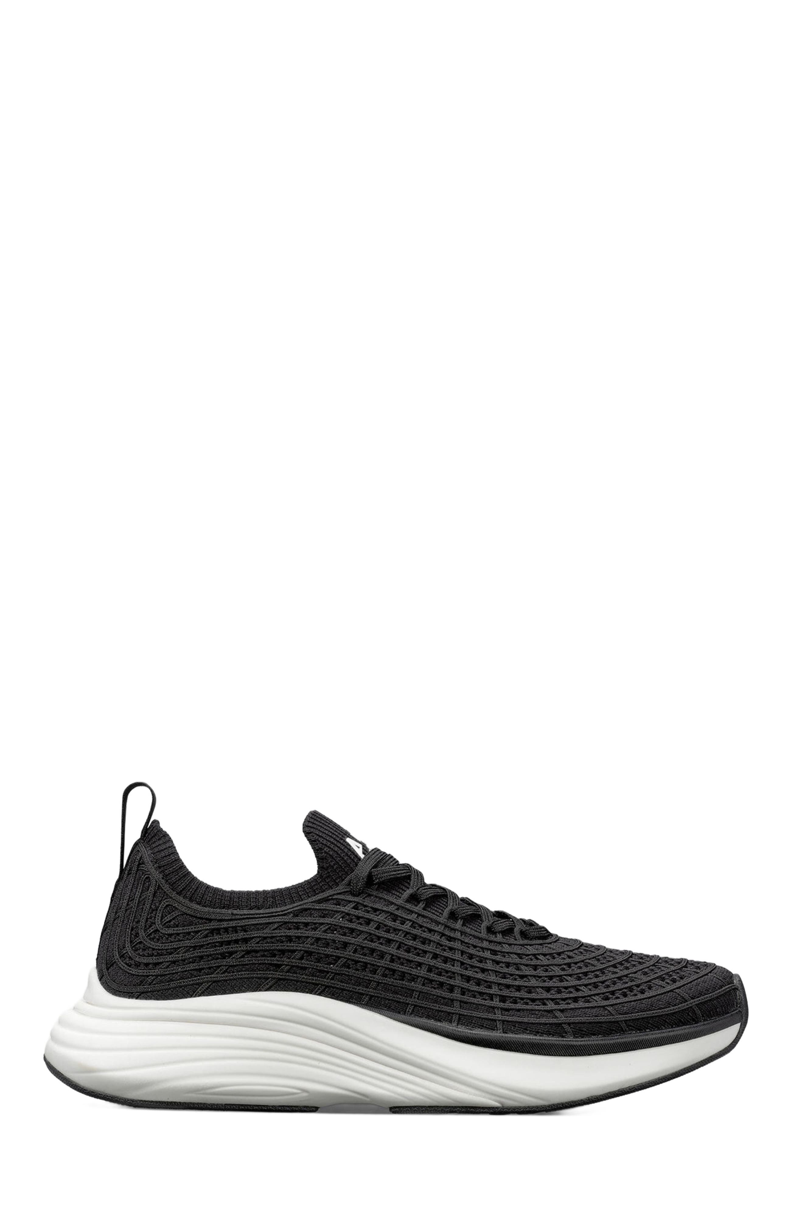 Men's TechLoom Zipline Sneakers, Main, color, Black / White