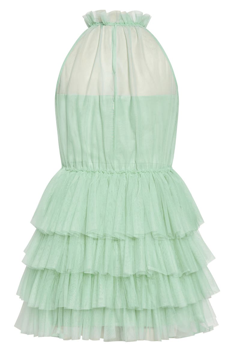 Jude Ruffle Minidress, Alternate, color, MINTY