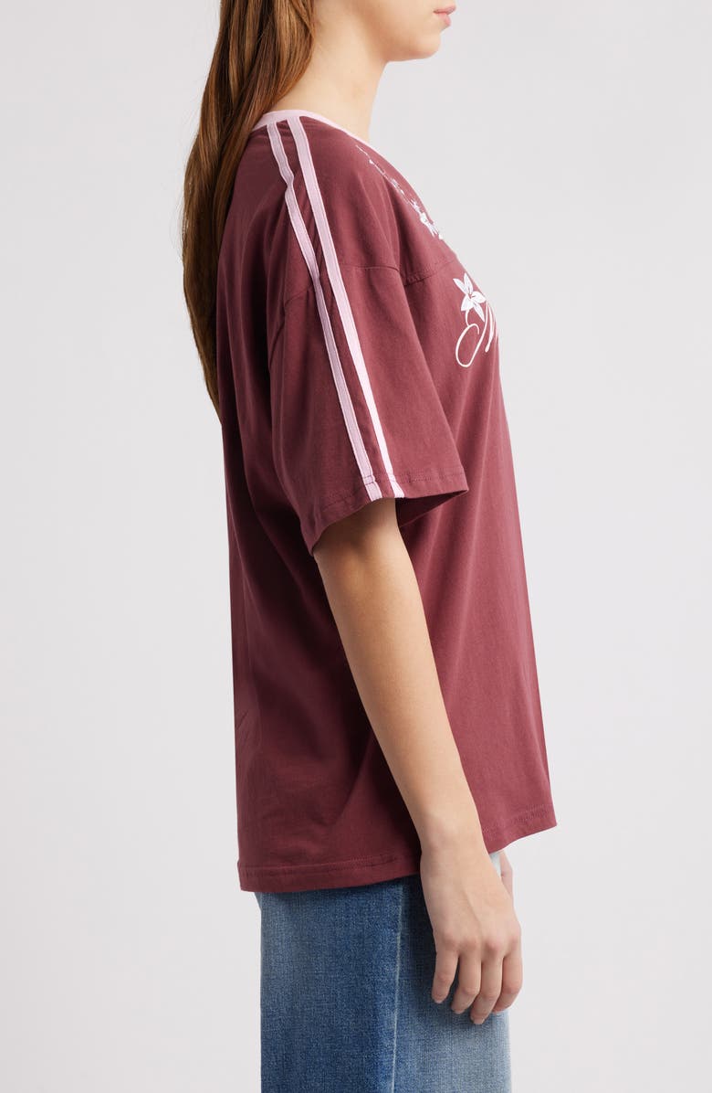 GOLDEN HOUR Miami Beach Cotton Graphic Football T-Shirt, Alternate, color, 