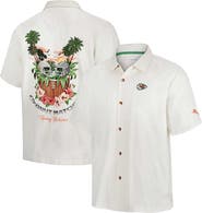 Tommy Bahama Men's Tommy Bahama White Kansas City Chiefs Coconut Matchup Camp Button-Up Shirt