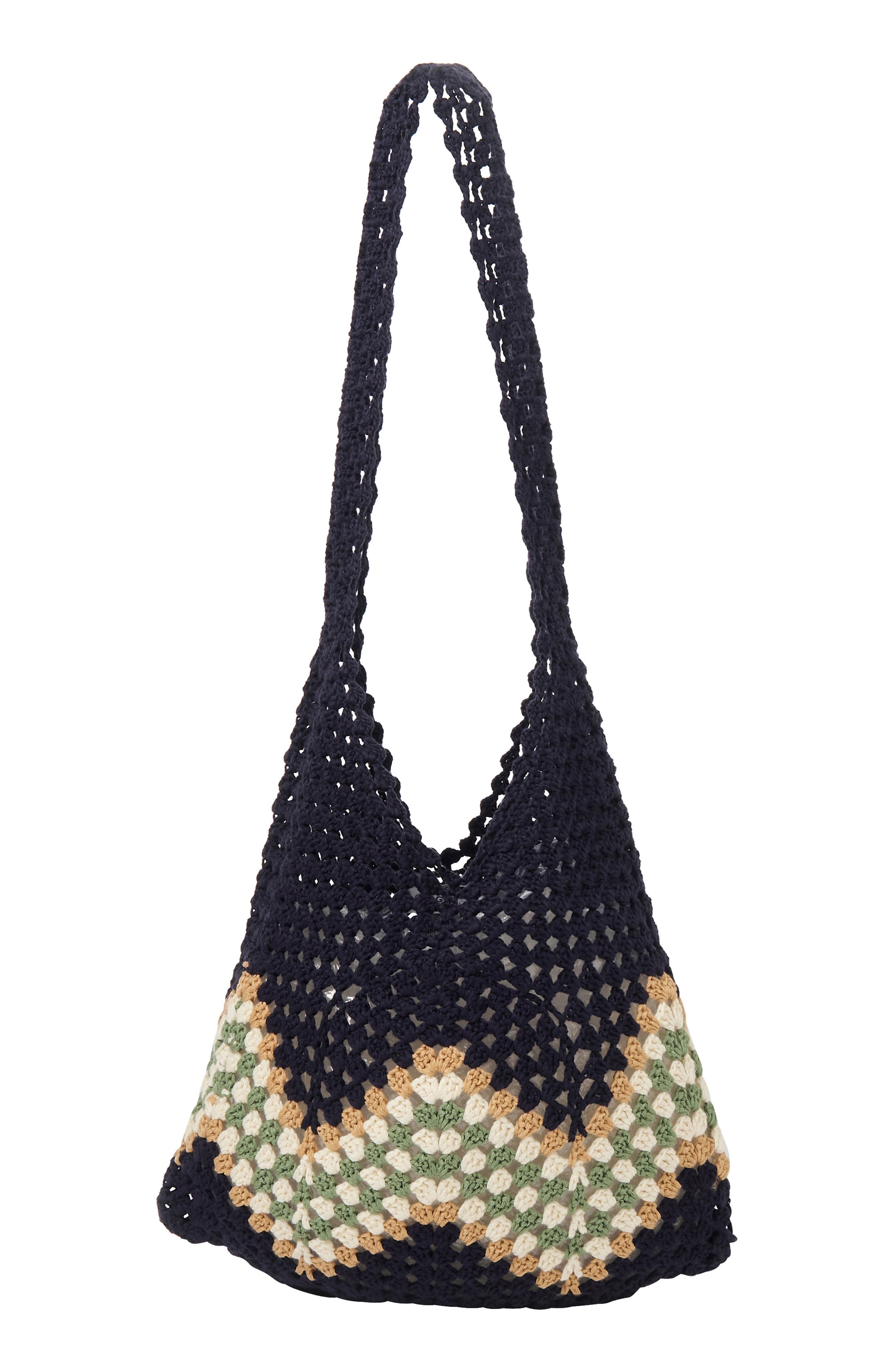 Urban Originals Sandy Woven Tote Bag, Main, color, Navy