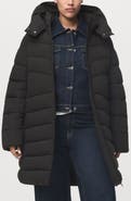 MANGO Quilted Puffer Coat
